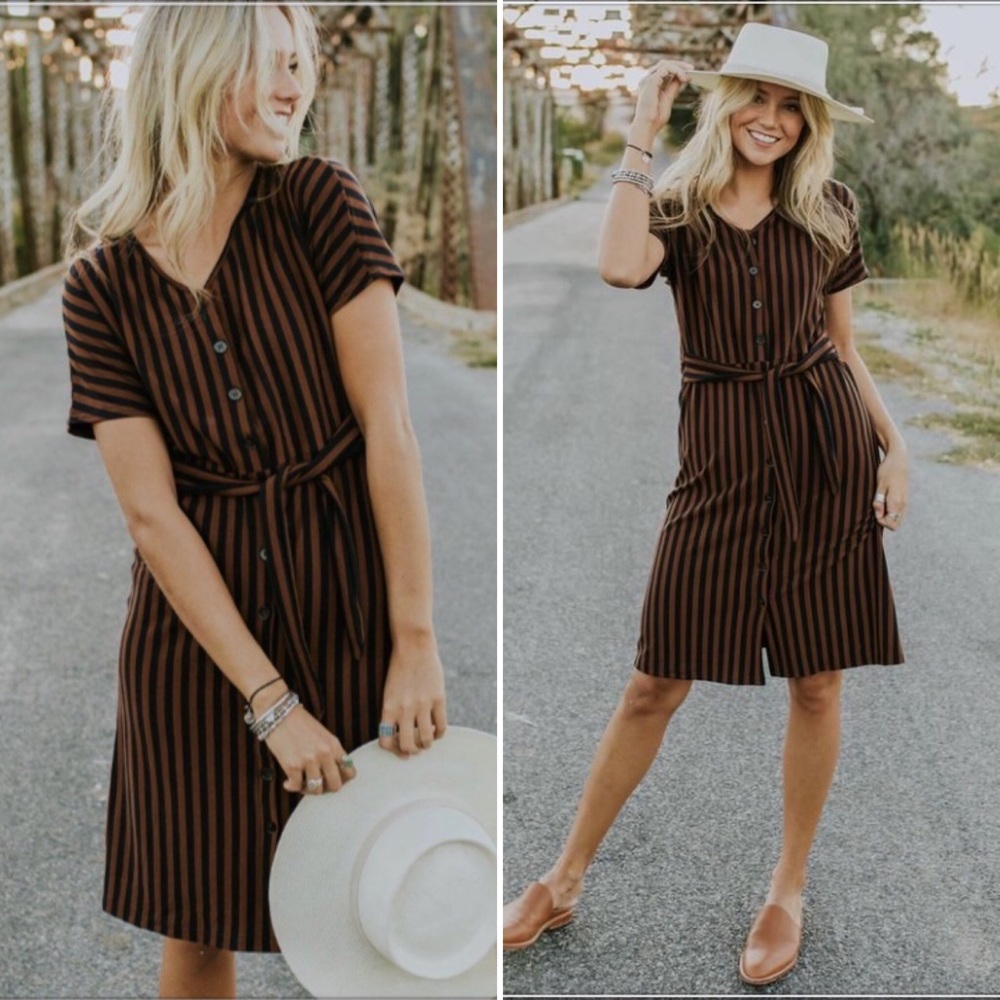 ROOLEE Leo Striped Dress